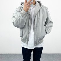 엠클로 [당일출고] 남자 오버핏 빅사이즈 후드탈부착 MA-1 블루종 항공점퍼 자켓 남여공용 2컬러