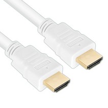 HDMI2.0 UHD 셋탑박스 LG노트북 스마트티비 모니터 노트북 연결케이블 흰색 화이트선 4K 삼성모니터 M5 M7 삼탠바이미, 3m