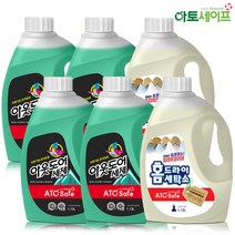 아토세이프 스포츠의류 등산복 냄새제거 세제 1.13L 4개+다운워시 점퍼 패딩 이불 전용세제 구스 1.13L 2개, 단품
