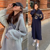 가을 봄 원피스 캐주얼 후드 롱원피스 데일리 스타일 엄마옷 집앞 원피스 예쁜 티 친구옷선물 쇼핑몰