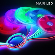 고휘도 슬림 COB 면발광 스트립 LED바 5M롤 줄조명, 01_12V COB LED바 5M, 웜화이트