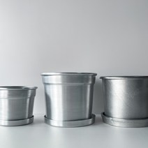 빈티지 엔틱 솔리드 알루미늄 메탈 화분 4호 6호 솔리드 모음, 01.4호(12cm)
