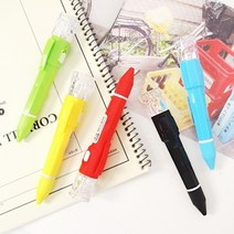 LED램프 볼펜 블랙 디자인문구/필기류/볼펜/디자인볼펜