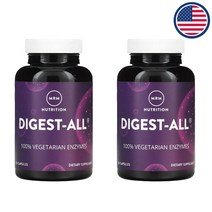 1+1 MRM Digest-ALL 아밀라아제 프로테아제 리파아제 락타아제 100캡슐, 2통