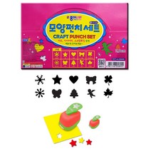 종이나라 모양펀치(중) 10종세트