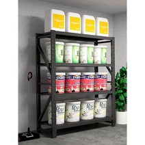 물류창고선반 중량랙 조립식 산업용 적치대 파렛트랙, 매트블랙150401804층메인프레임굵고두껍게