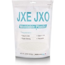 JXE JXO 피팅 비즈 손 비닐 플라스틱 오유마루 열가소성 수지 점토 뜨거운 물에 몇 번이라도 사용할 수있는 에코 팩 입상 DIY 용 624g