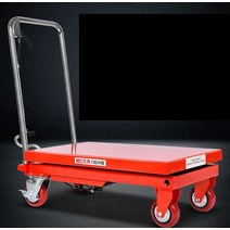 테이블리프트 파레트 유압 작업대 운반 전기 승강기, 상세 페이지 참고, TF50 단일 500KG 높이 0.9m 레드