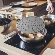 삼겹살 생선구이 기름튐 방지 다용도 후라이팬 덮개