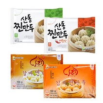 나래식품 산동만두 10개입 2종 골라담기 (고기찐만두 매운찐만두), 고기만두 5개+ 매운만두5개, 1800g, 5개