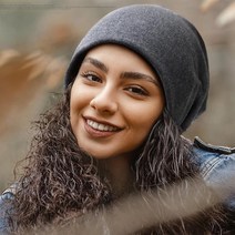 NEXT MOTION 솔리드 도톰 이중지 니트 여자비니 남자비니 남성 여성 남녀공용 항암모자 비니