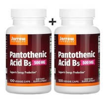 자로우 포뮬라 판토테산 판토텐산 비타민B5 500mg 100정 2통