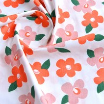페브릭 옥삼 직물145x50cm 목가적 인 꽃 여름 포플린 코튼 원단 DIY 어린이 의류 천으로 침구 이불 장식 홈, 38 52
