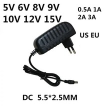 범용 전원 어댑터 공급 충전기 어댑터 AC 110-240V DC 5V 6V 8V 9V 10V 12V 15V 0.5A 1A 2A 3A LED 조명 스트립용 Eu 미국, China_US | 15V | 3A