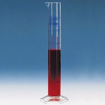 PMP Measuring Cylinder Blue Scale PMP 메스 실린더 Class A + Batch 보증서, 2L 1ea