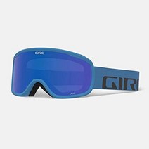 Giro 크루즈 스키 스노보드 고글 블루 워드마크 스트랩/그레이 코발트 렌즈, Grey Cobalt