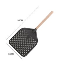 대용량 거품기 빵반죽기 밀가루 반죽 가정용반죽기 믹서 프리미엄 알루미늄 피자 삽 껍질 리프터 도구 미, 한개옵션1, 05 30cm Black 60cm H
