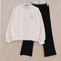 [JCB주니어] 여아 봄 가을 자수맨투맨 옆트임 부추컷바지 상하세트~~JBS8R545GI