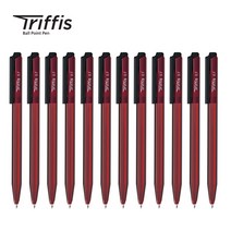 모나미 트리피스 삼각볼펜 0.5/0.7/1.0mm 1다스(12자루), 0.7mm-레드(12자루)