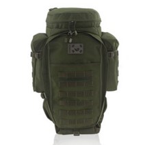 (레인커버 패치 증정) 배낭여행 대용량 택티컬 백팩 65l / 여행백팩, 카키 KHAKI