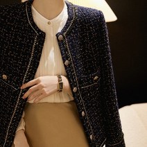 드레스허그 엘러즈 트위드 긴팔 자켓