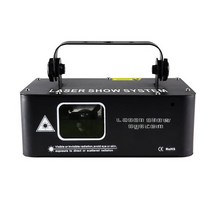 디제잉 기계 장비 DMX512 500mW 빔 레이저 프로젝터 라이트 휴일 스트로브 사운드 무대 조명 RGB 다채로운, 02 black_05 Brazil Plug