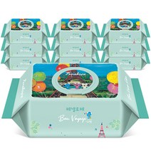 페넬로페 본보야지 에펠 저자극 아기물티슈 캡형, 70매입, 10팩