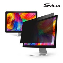 [에스뷰] 21.5인치W(476x268mm) 모니터 블루라이트차단 시력보호 정보 보안필름, 상세 설명 참조