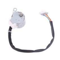 감속 기어 모터 속도조절 4상 5-와이어 DC 12V 스테퍼 모터 감속 기어 박스 초 에어컨 가이드 윈드 MP24BA, 한개옵션0