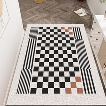 폴라도레 코일 현관매트 출입구 베란다 발판 대형 매트, 2.80x120cm, 04.멀티플체커보드