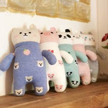 몰랑몰랑 애니멀 양말인형만들기 DIY 바느질 수업교구, 민트