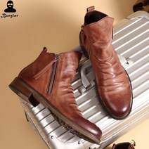 원굿즈 남성 가을 겨울 빅사이즈 카우보이 패션 웨스턴 부츠 워커