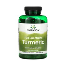 스완슨 풀 스펙트럼 강황 터메릭 360mg 240캡슐