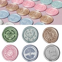 실링인장스티커 스탬프 식권 기념일 씰링 새해연말 다꾸 봉인 도장찍기 다이어리 노트북 제작 선물 로맨틱 청첩장 웨딩 생일축하 연하장 손편지봉투 크리스마스 초대장 왁스(하트)