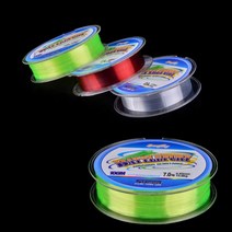 3중 고강도 100미터 나일론 낚시줄 낚시채비 다운샷채비 민물낚시용품 원줄, 배틀퓨리 낚시줄 레드8호