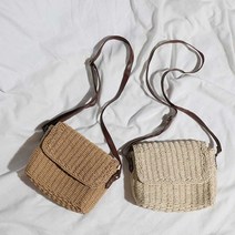 라탄 미니 크로스백 여름 여행 휴양지 바캉스 동남아 러블리 수영장 호캉스 바다 해변 비치 국내 국외