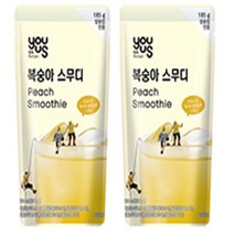 복숭아스무디 아이스파우치 음료 230ml x 10개, 상세페이지 참조