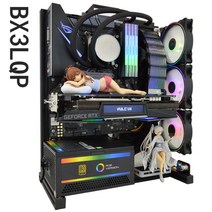 수냉식 데스크탑 섀시 개방형 ATX MATX 랙 조립컴퓨터, 상세이페이지 참고, E