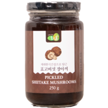 (강원)표고버섯 한식간장 장아찌 250g, 개