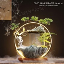 인공폭포 실내 인공 분수대 물소리 천연가습기 폭포, G73-SmallRainCurtain날개를펼치고높이날다