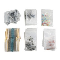 전자 부품 키트 전자 부품 분류 LED 다이오드 트랜지스터 전해질 1390pcs, 하나, 무작위 색상