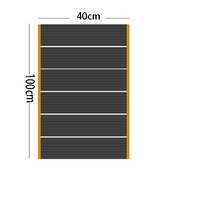 필름히터 조정 가능한 전기 난방 필름 가정용 탄소 스탈 섬유 그래핀 바닥 시트, 04 40cm wide