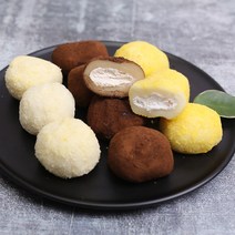 그곳에가면 시루와방아 크림찹쌀떡 3종(옥수수크림 크림치즈 티라미수) 40gx24개입