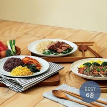 넉넉소반 베스트6종 직장인을 위한 냉동 간편 도시락, 6종 세트