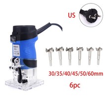 목공용 작업용 각끌기 각끌 기계 나무 홈파기 2200 w 6.35mm 전기 라미네이트 가장자리 트리머 미니 라우터 조각 목공 목공 전동 공구 5 커터, 협력사, H