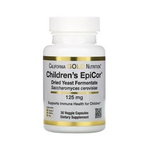 캘리포니아골드뉴트리션 어린이 Epicor 125mg 30베지캡슐, 1개