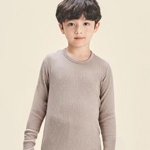 모이모이깜피 아동용 소프트모달(베이지)9부 실내복 상하세트
