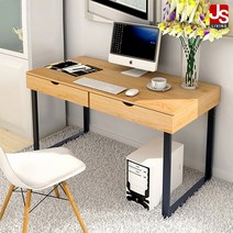 JS리빙 원목 사이드 테이블 책상 80*48*74 우드 노르딕 높은 서랍 엔틱 컴퓨터 [MD_JD397_0T], 노르딕 (간단) 사이드테이블