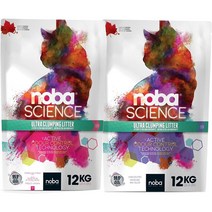 캐나다 노바사이언스 울트라 클럼핑 캣리터 12kgx2개-향선택 오더락, 프레쉬향