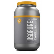 아이소퓨어 Isopure 웨이 프로틴 단백질 보충제 제로카브 파인애플오렌지바나나맛 1.36kg, 1세트, 1세트
